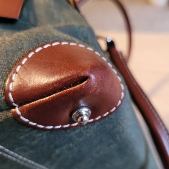 Dooney & Bourke Vintage Double Pocket Satchel w/ Flap, & Wristlet, EUC!! - Picture 9 of 12